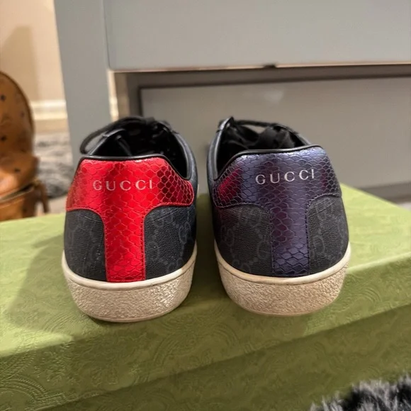 Gucci Black and Red Men's Sneakers - Picture 5 of 5
